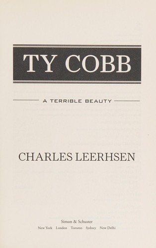 Charles Leerhsen: Ty Cobb (2015)