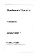 Fritz Leiber: The green millennium (1980, Gregg Press)