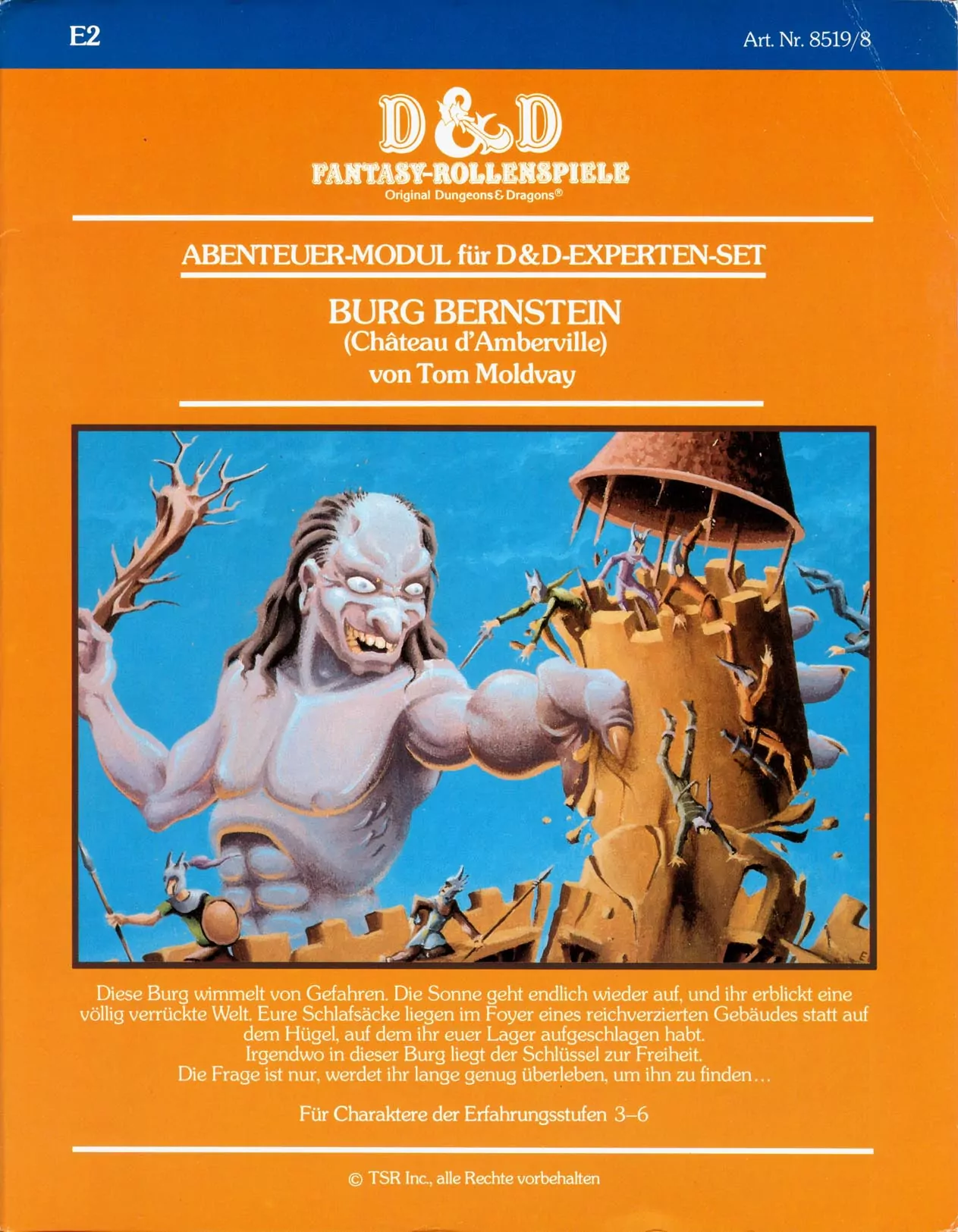 Tom Moldvay: Burg Bernstein (Paperback, Deutsch language, Fantasy Spiele Verlags-GmbH)