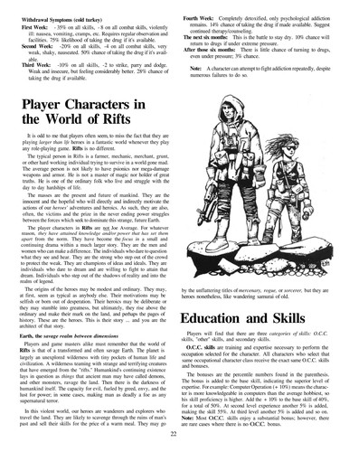 Kevin Siembieda: Rifts (Paperback, 1990, Palladium Books)