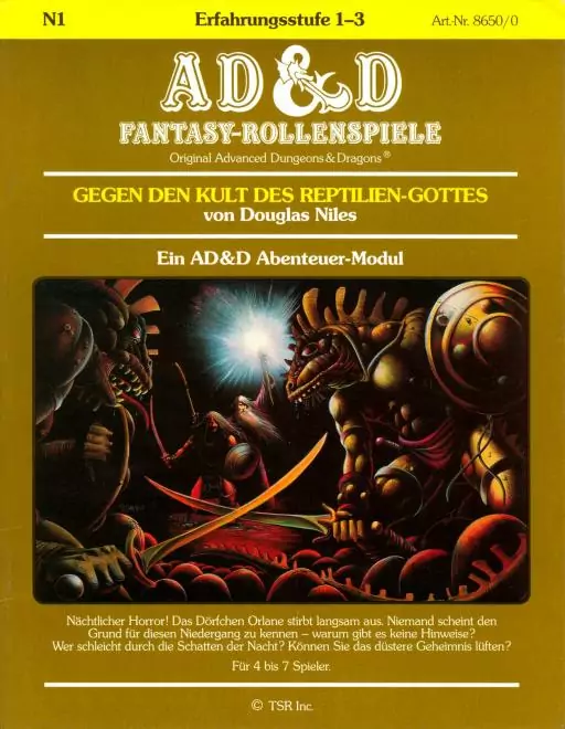 Douglas Niles: Gegen den Kult des Reptilien-Gottes (Paperback, deutsch language, Fantasy Spiele Verlags-GmbH)