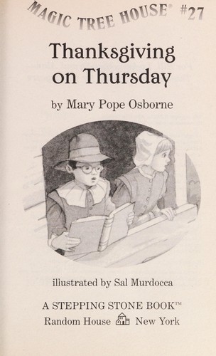Mary Pope Osborne: Thanksgiving on Thursday (2002, Perfection Learning Prebound)