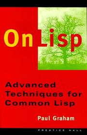 Paul Graham: On LISP (1993, Prentice Hall)