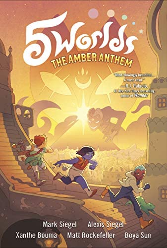 Mark Siegel, Xanthe Bouma, Matt Rockefeller, Boya Sun, Alexis Siegel: The Amber Anthem (GraphicNovel, 2020, Random House Children's Books)