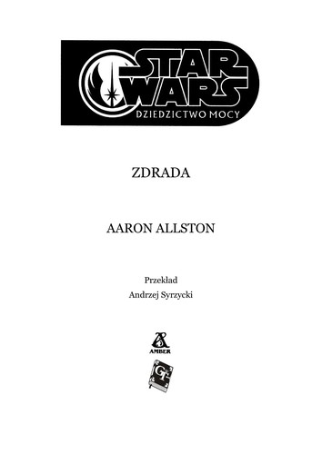 Aaron Allston: Zdrada (Polish language, 2006, Wydawnictwo Amber)