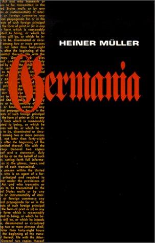 Heiner Müller: Germania (1990, Semiotext(e))