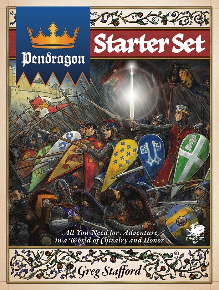 David Larkins, Greg Stafford: Pendragon Starter Set (2023, Chaosium, Inc.)