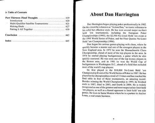 Dan Harrington, Bill Robertie: Harrington on hold 'em (Paperback, 2004, Two Plus Two Pub.)