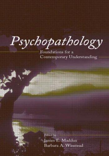 James E. Maddux, Barbara A. Winstead: Psychopathology (Hardcover, 2004, Lawrence Erlbaum)
