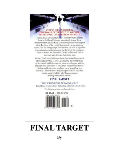 Iris Johansen: Final target (2001, Bantam Books)