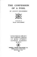 August Strindberg: The confession of a fool. (1972, Haskell House)