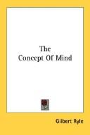 Gilbert Ryle: The Concept Of Mind (2007, Kessinger Publishing, LLC)