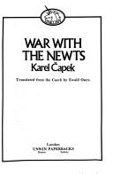 Karel Čapek: War with the newts (1985, Unwin Paperbacks)