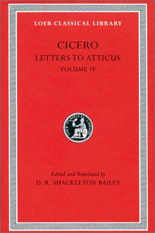 Cicero, D. R. Shackleton Bailey: Cicero (1999, Loeb Classical Library)
