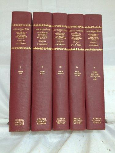 Denis Diderot, Jean le Rond d'Alembert: Encyclopédie, ou, Dictionnaire raisonné des sciences, des arts et des métiers (1969)