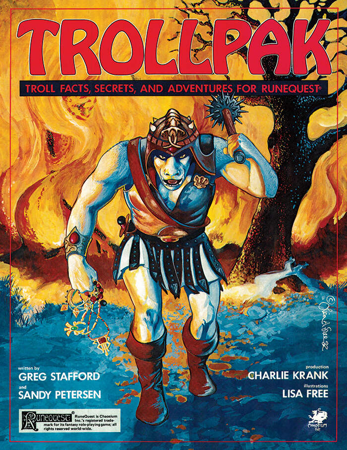 Steve Perrin, Sandy Petersen, Greg Stafford: Trollpak (1982, Chaosium)