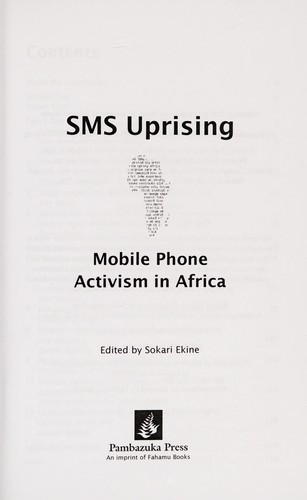 Sokari Ekine: SMS uprising (2010, Pambazuka Press)