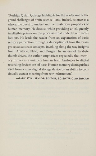 Rodrigo Quian Quiroga: Forgetting Machine (2017, BenBella Books)