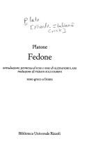 Plato: Fedone (Italian language, 1996, Biblioteca universale Rizzoli)