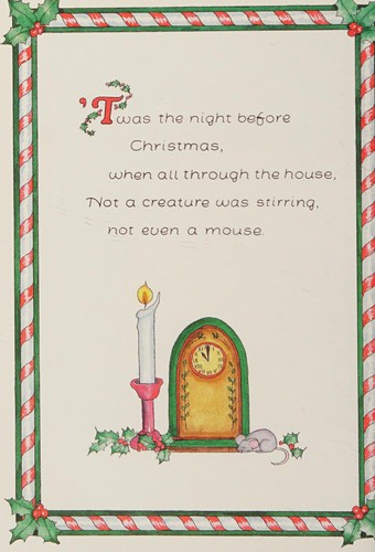 Clement Clarke Moore: 'Twas the night before Christmas (1994, C.R. Gibson Co.)