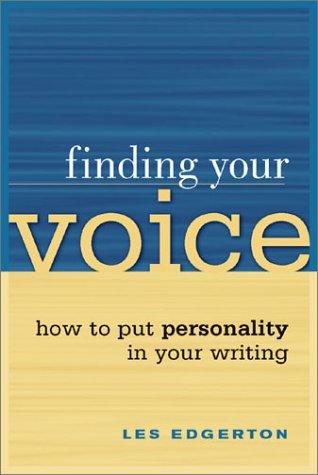 Les Edgerton: Finding Your Voice (Paperback, Writer's Digest Books)