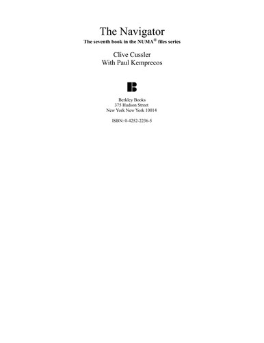 Clive Cussler, Paul Kemprecos: The Navigator (Paperback, 2008, Large Print Press)