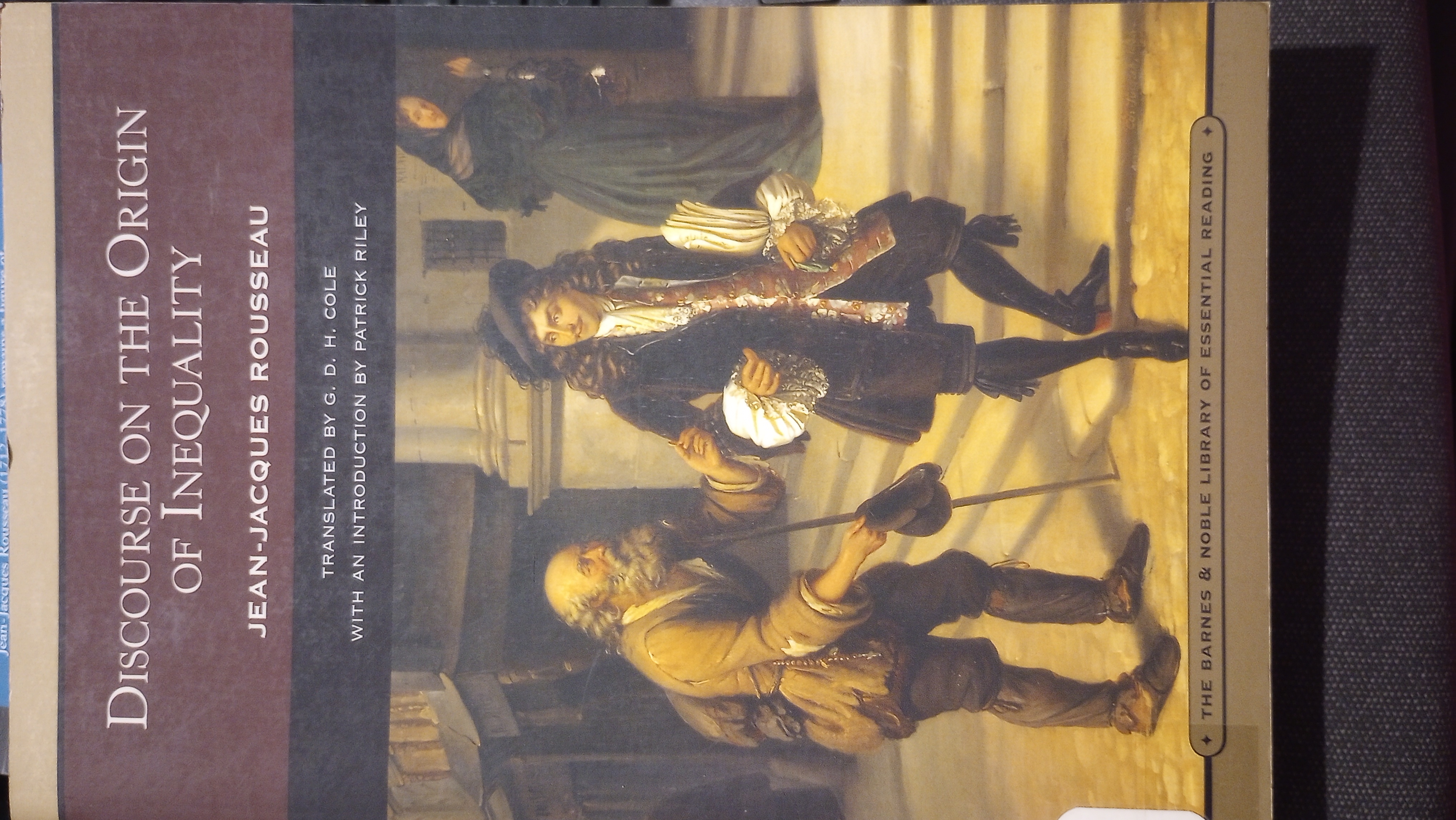 Jean-Jacques Rousseau, G. D. H. Cole, Patrick Riley: Discourse on the origin of inequality (Paperback, 2008, Barnes & Noble)