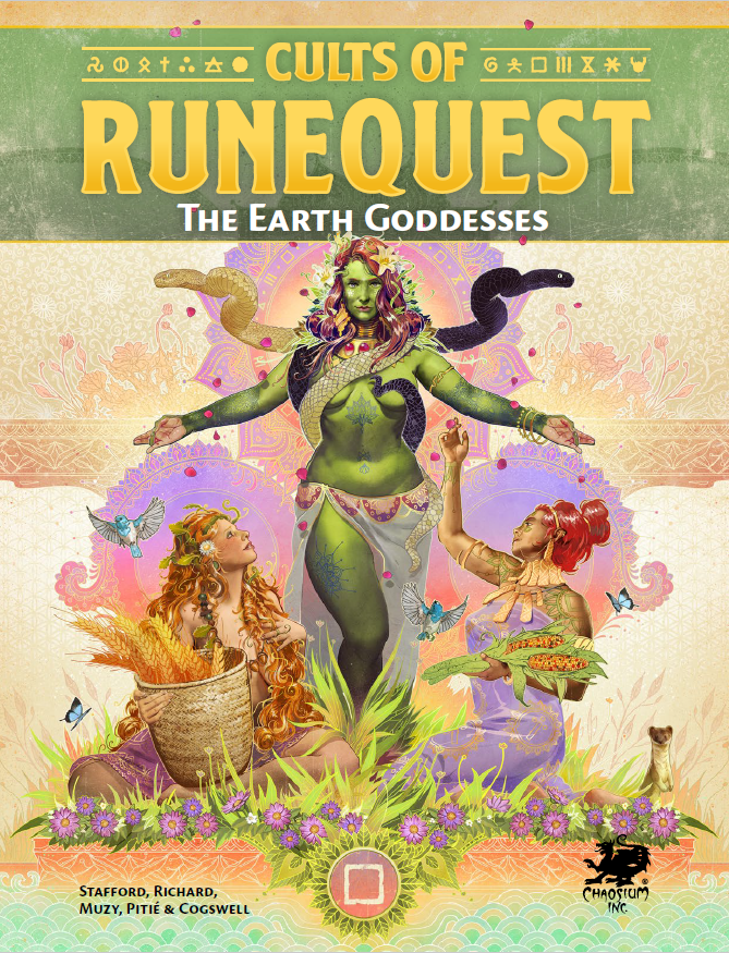 Jeff Richard, Greg Stafford: Cults of RuneQuest: The Earth Goddesses (Hardcover, Chaosium)