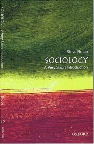 Steve Bruce: Sociology (1999, Oxford University Press)