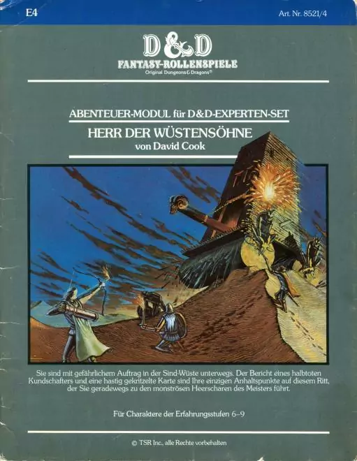 David Cook: Herr der Wüstensöhne (Paperback, deutsch language, Fantasy Spiele Verlags-GmbH)