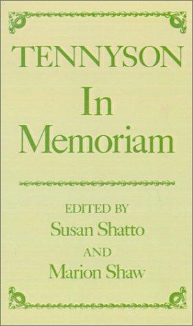 Alfred Lord Tennyson, Vernon Purinton Squires: Tennyson (1982, Clarendon Press, Oxford University Press)