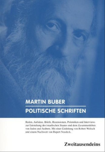 Martin Buber: Politische Schriften (Paperback, German language, 2010, Zweitausendeins)
