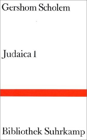 Gershom Scholem: Judaica 1 (Hardcover, German language, 1986, Suhrkamp Verlag)