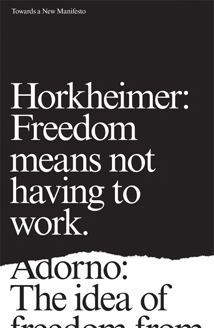 Theodor W. Adorno, Max Horkheimer, Max Horkheimer: Towards a New Manifesto (Paperback, 2019, Verso Books)
