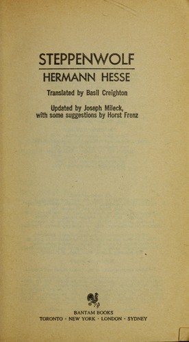 Hermann Hesse: Steppenwolf (1969, Bantam Books)