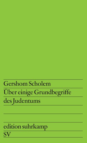 Gershom Scholem: Über einige Grundbegriffe des Judentums (Paperback, German language, 1970, Suhrkamp Verlag)