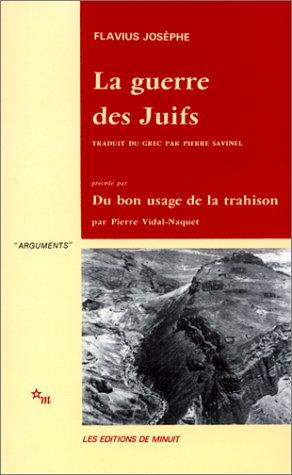 Flavius Josephus: La guerre des Juifs (French language, 1977, Éditions de Minuit)