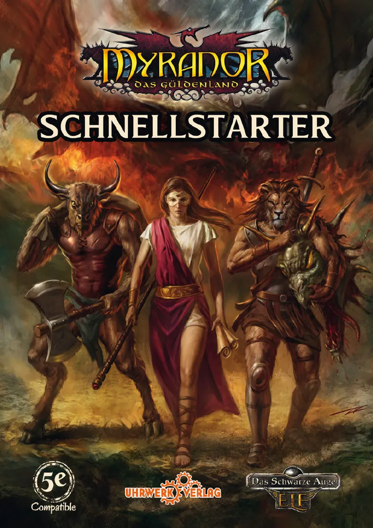 Stefan Urabl, Thomas Römer: Myranor 5e Schnellstarter (EBook, Deutsch language, Uhrwerk Verlag)