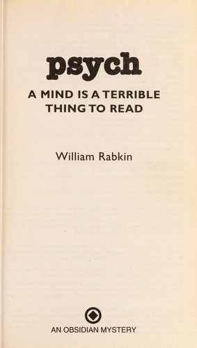 William Rabkin: Psych (2009, Obsidian)