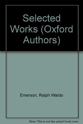 Ralph Waldo Emerson: Ralph Waldo Emerson (1990, Oxford University Press)