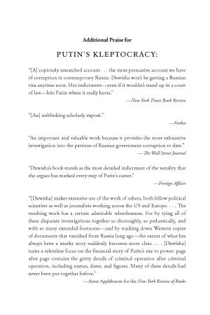 Karen Dawisha: Putin's kleptocracy : who owns Russia?