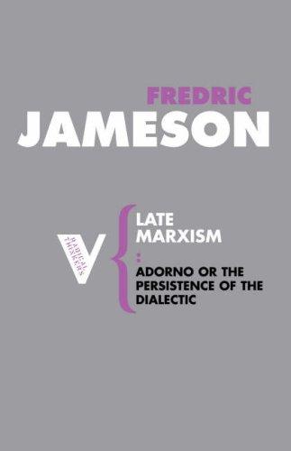 Fredric Jameson: Late Marxism: Adorno (Paperback, 2007, Verso)