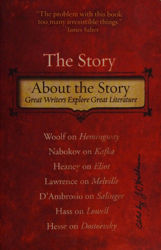 J. C. Hallman: The story about the story (2009, Tin House Books)