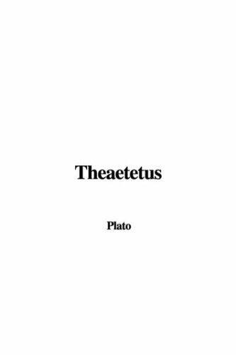 Platone: Theaetetus (Paperback, 2006, IndyPublish.com)