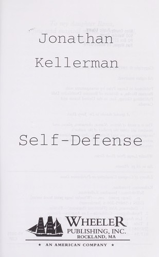 Jonathan Kellerman: Self-defense (1995, Wheeler Pub.)