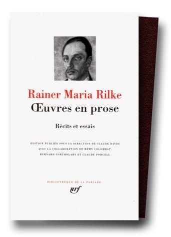 Rainer Maria Rilke: Rainer Maria Rilke  (French language, 1993, Gallimard)