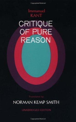 Immanuel Kant: Immanuel Kant's Critique of pure reason (1965)