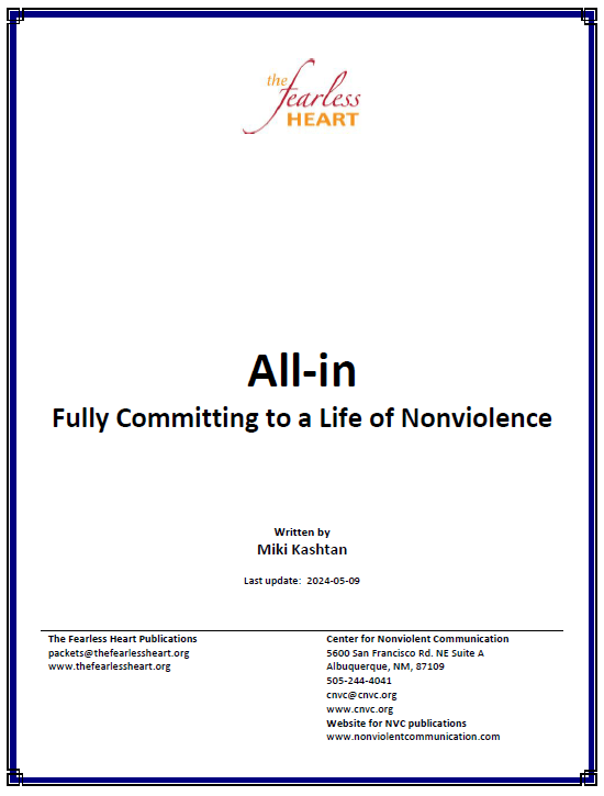 Miki Kashtan: All-in (EBook, 2024, The Fearless Heart)