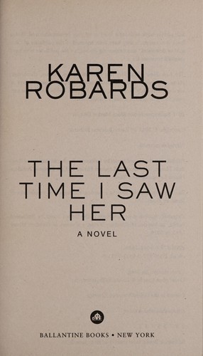 Karen Robards: The last time I saw her (2016)