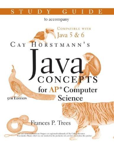 Cay S. Horstmann, Frances P. Trees: Java Concepts (Paperback, 2007, Wiley)